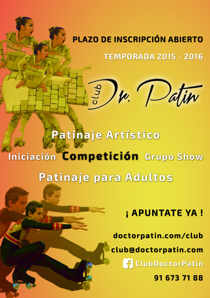 POSTER CLUB DR PATIN TEMPORADA 2015-2016